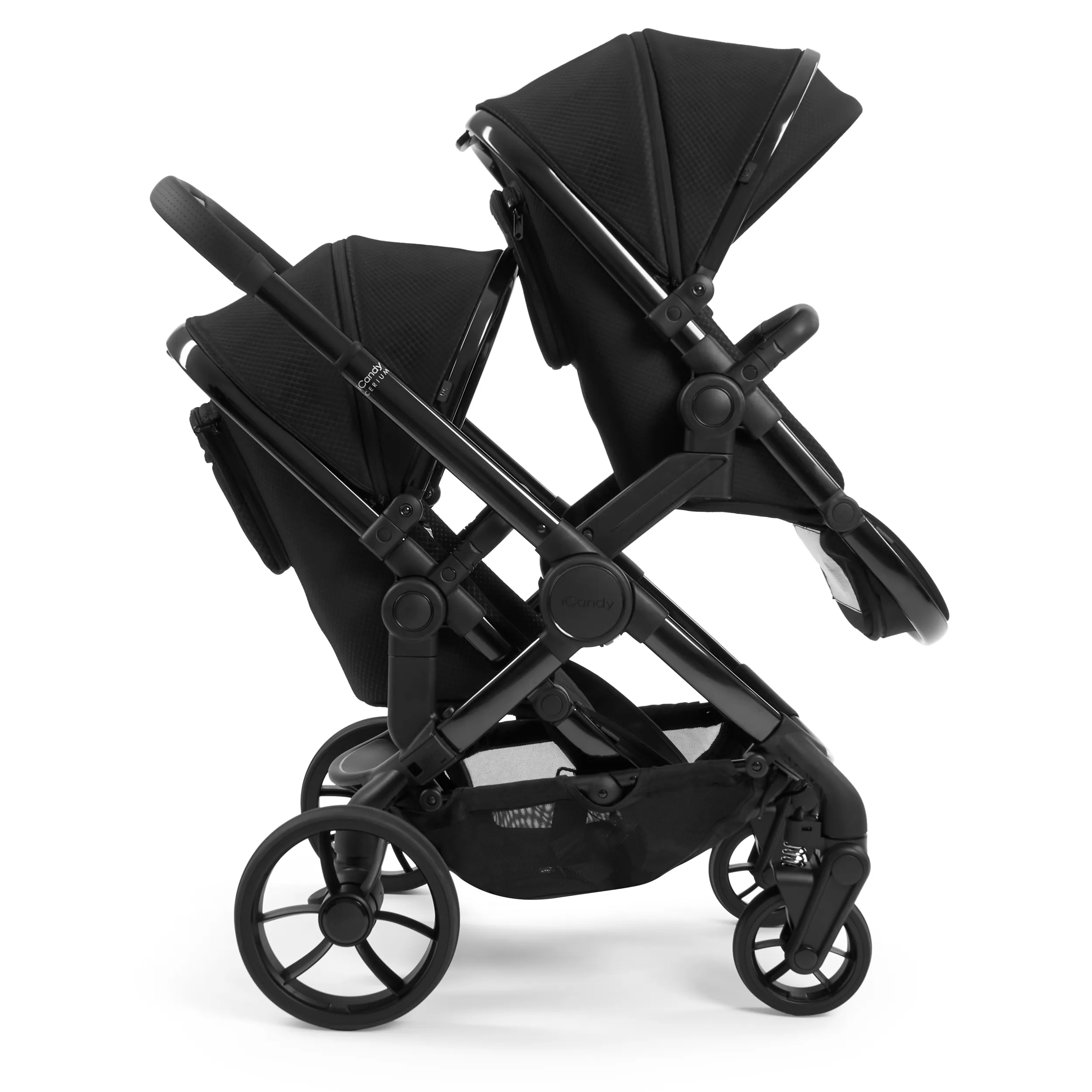 iCandy Peach 7 Cerium Twin Cybex Combo Bundle in Black