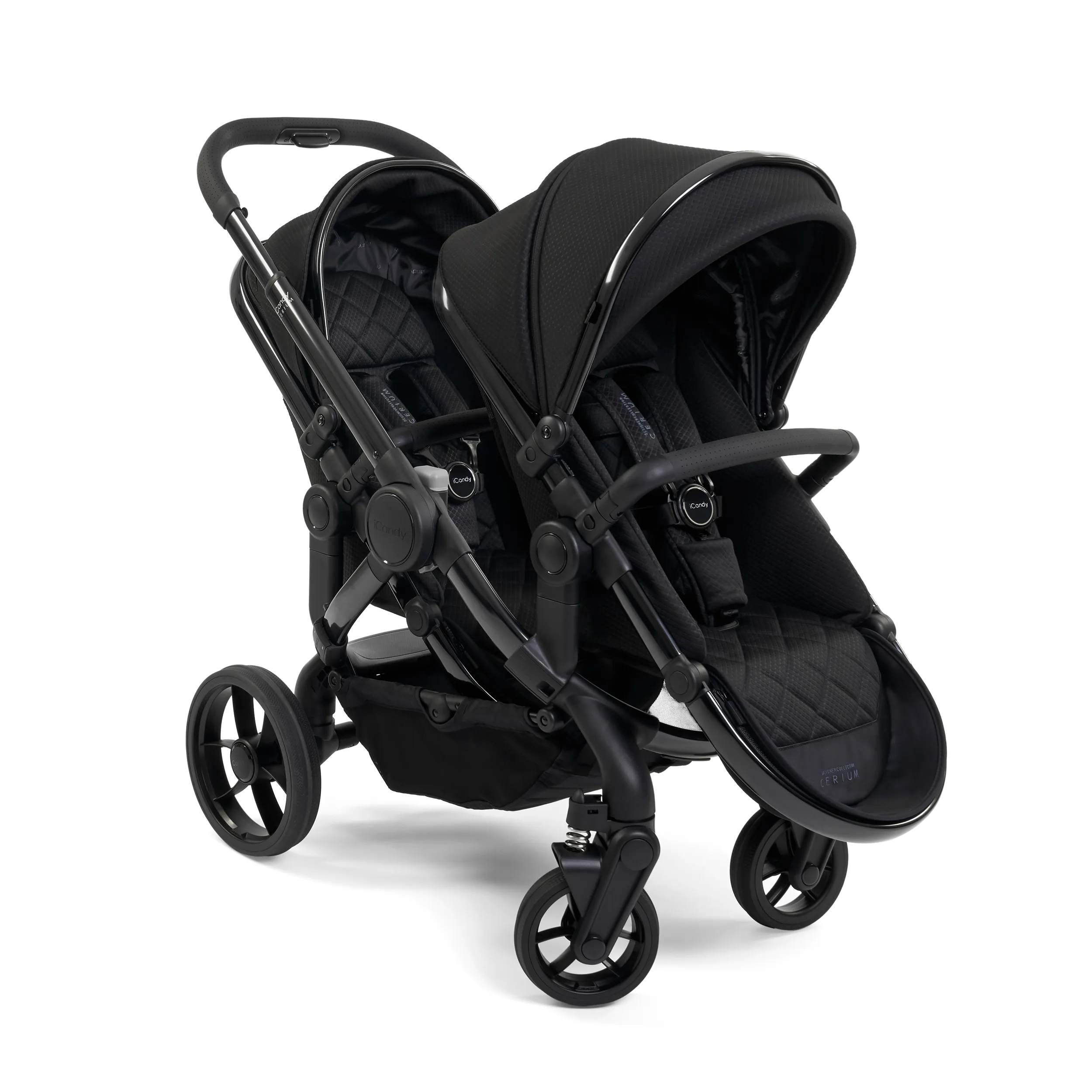 iCandy Peach 7 Cerium Twin Cybex Combo Bundle in Black