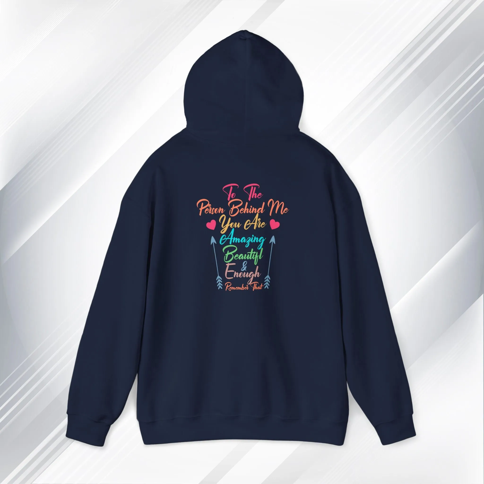 Inspirational Unisex Hoodie - 'You Are Enough' Motivational Sweatshirt for Self-Love & Positivity