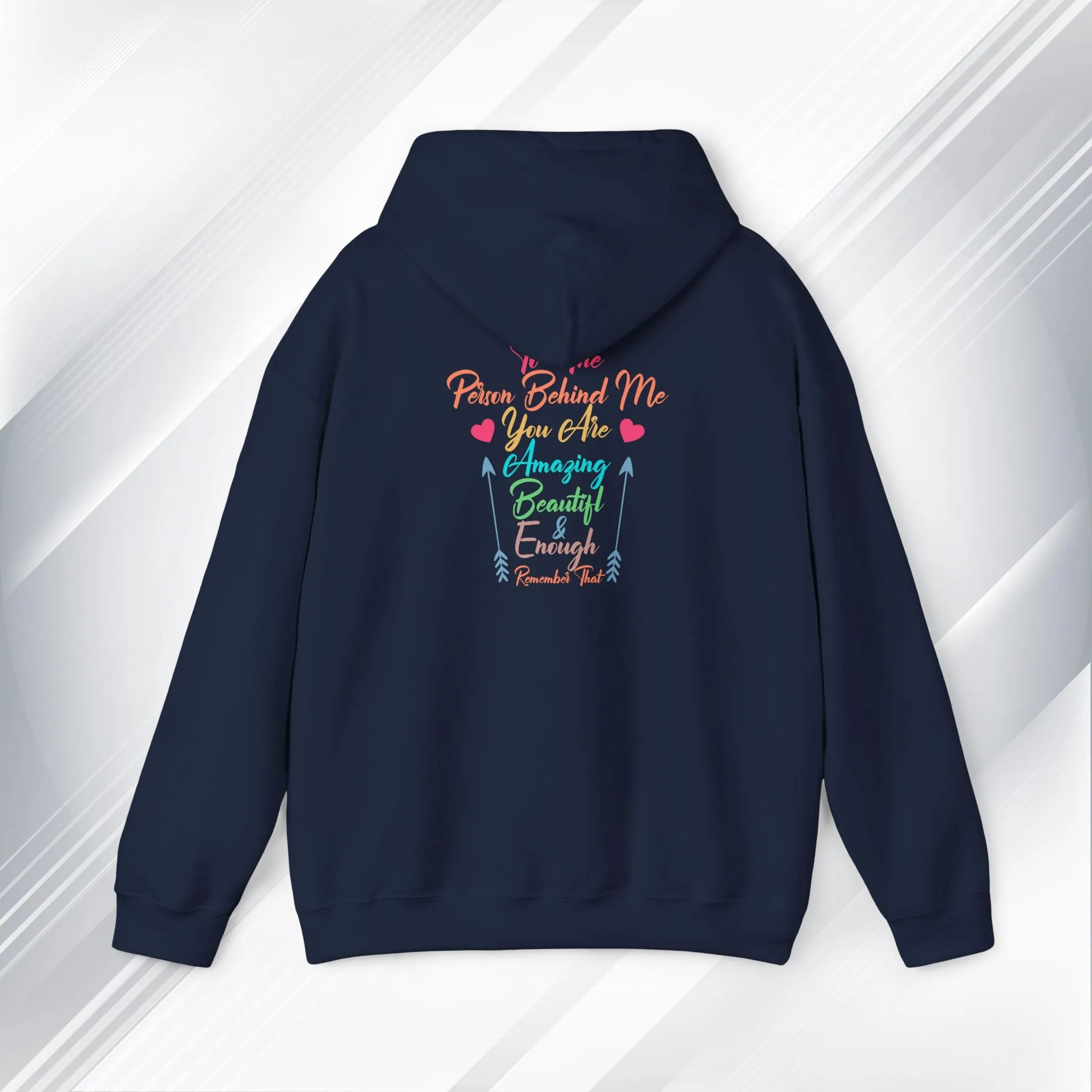 Inspirational Unisex Hoodie - 'You Are Enough' Motivational Sweatshirt for Self-Love & Positivity