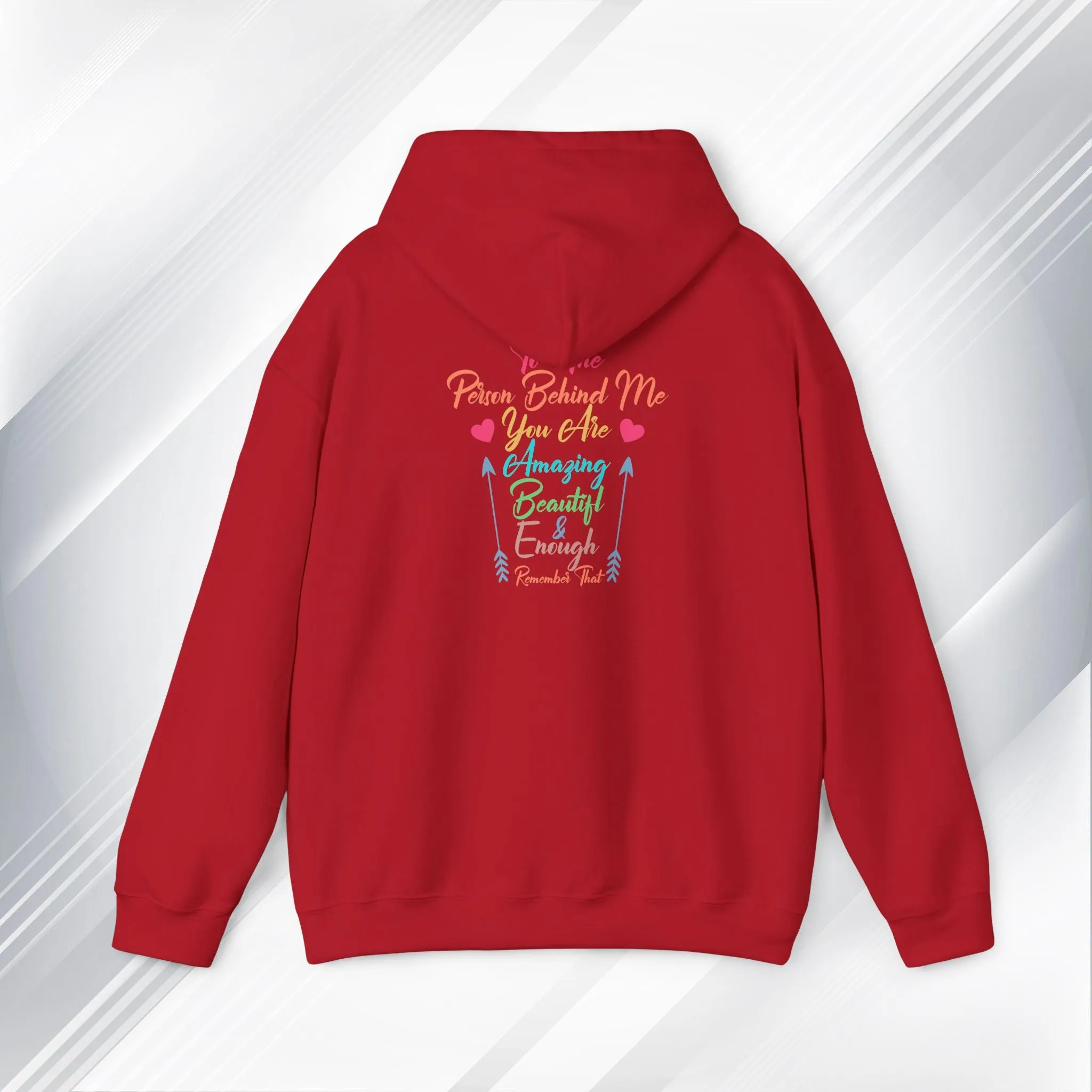 Inspirational Unisex Hoodie - 'You Are Enough' Motivational Sweatshirt for Self-Love & Positivity