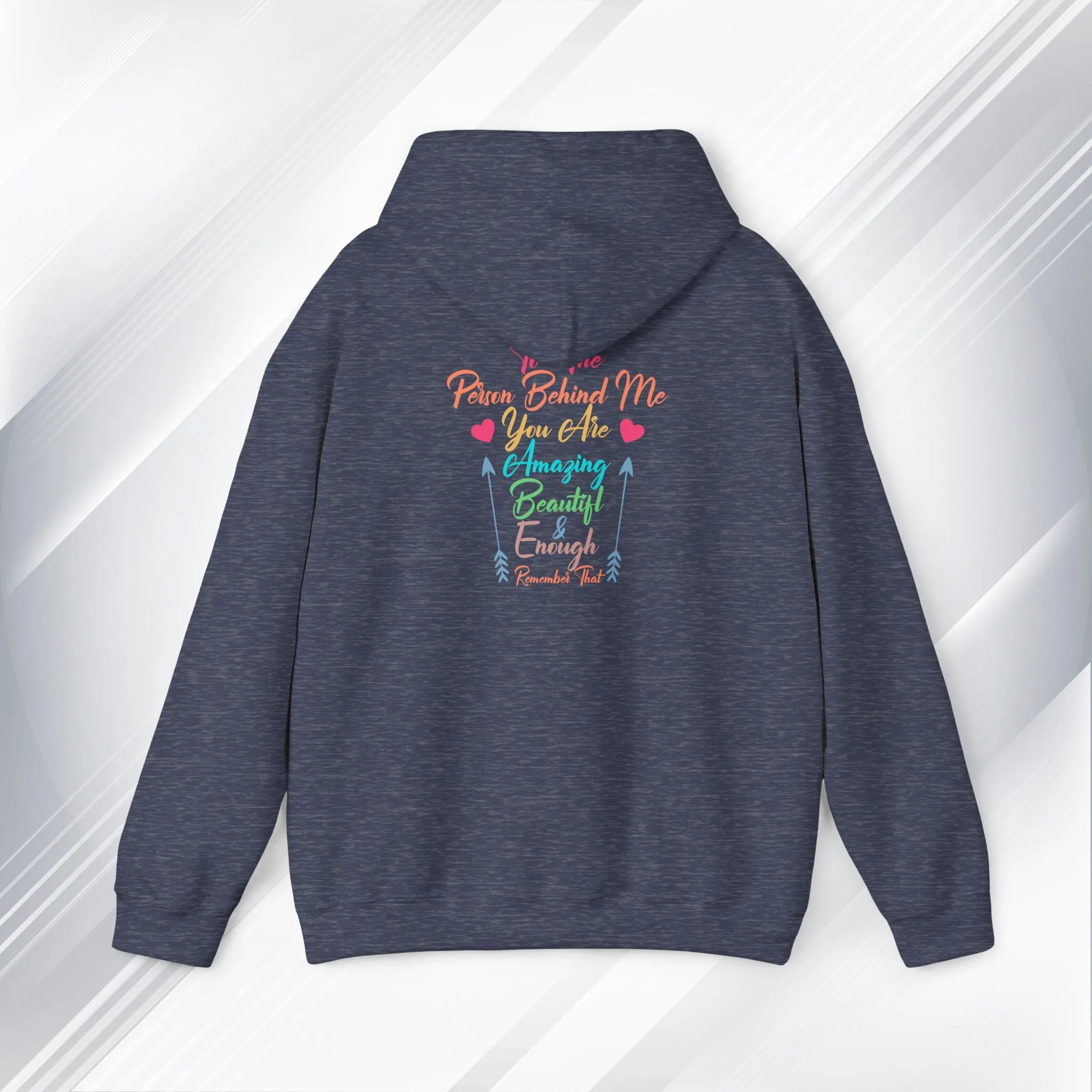 Inspirational Unisex Hoodie - 'You Are Enough' Motivational Sweatshirt for Self-Love & Positivity