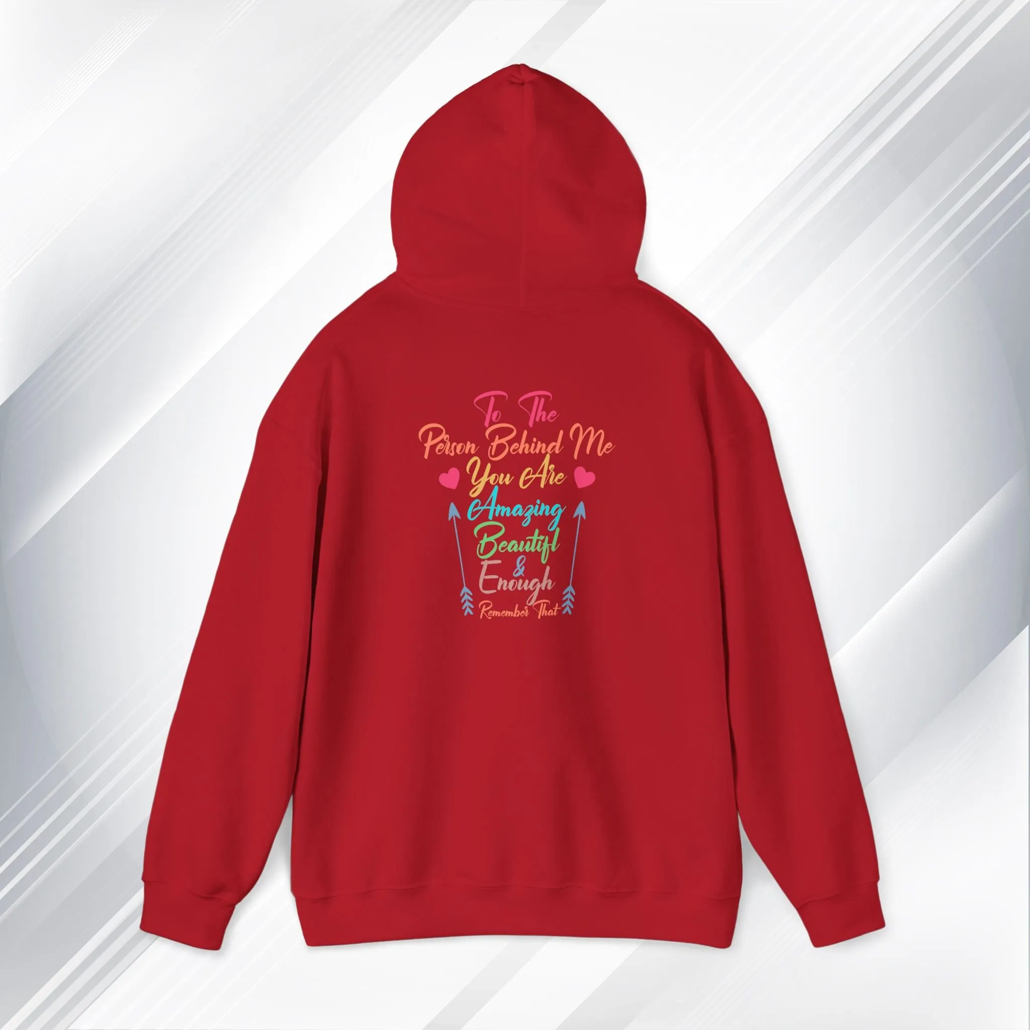 Inspirational Unisex Hoodie - 'You Are Enough' Motivational Sweatshirt for Self-Love & Positivity
