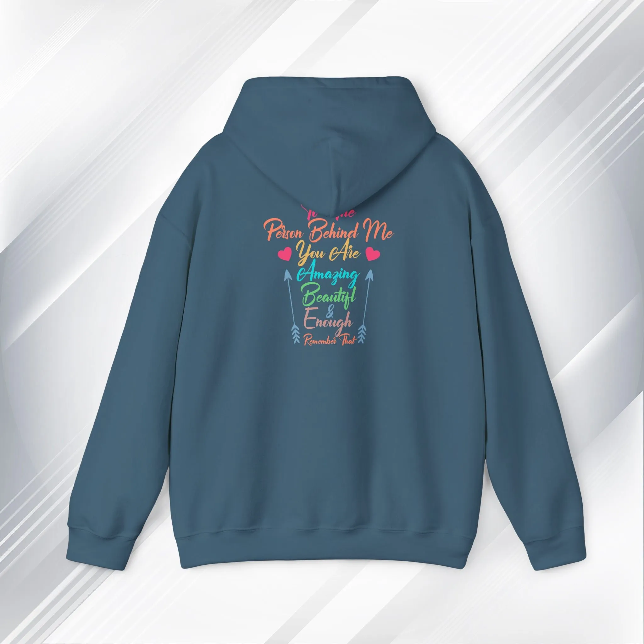 Inspirational Unisex Hoodie - 'You Are Enough' Motivational Sweatshirt for Self-Love & Positivity