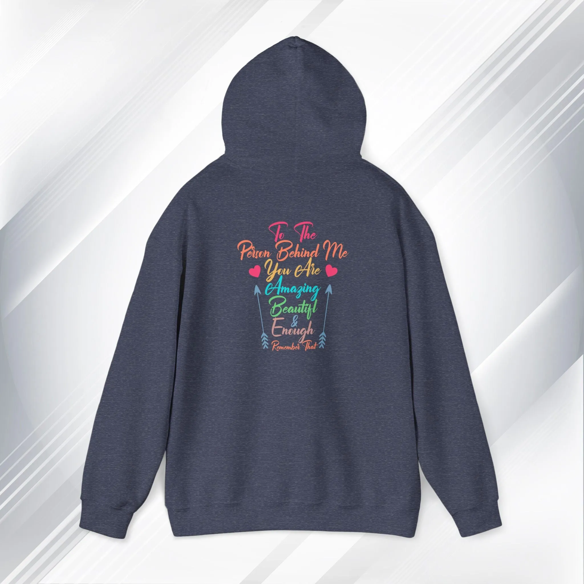 Inspirational Unisex Hoodie - 'You Are Enough' Motivational Sweatshirt for Self-Love & Positivity