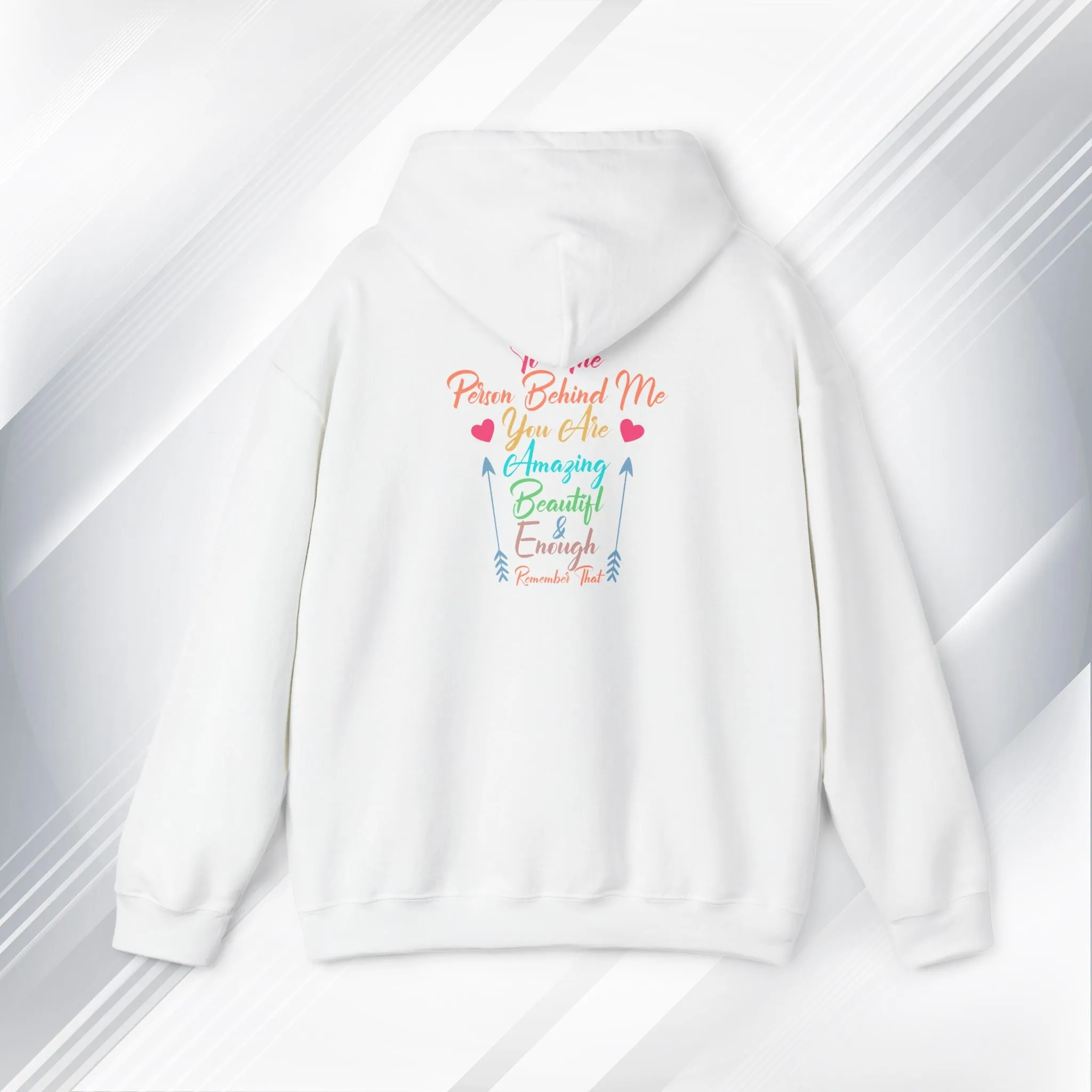 Inspirational Unisex Hoodie - 'You Are Enough' Motivational Sweatshirt for Self-Love & Positivity