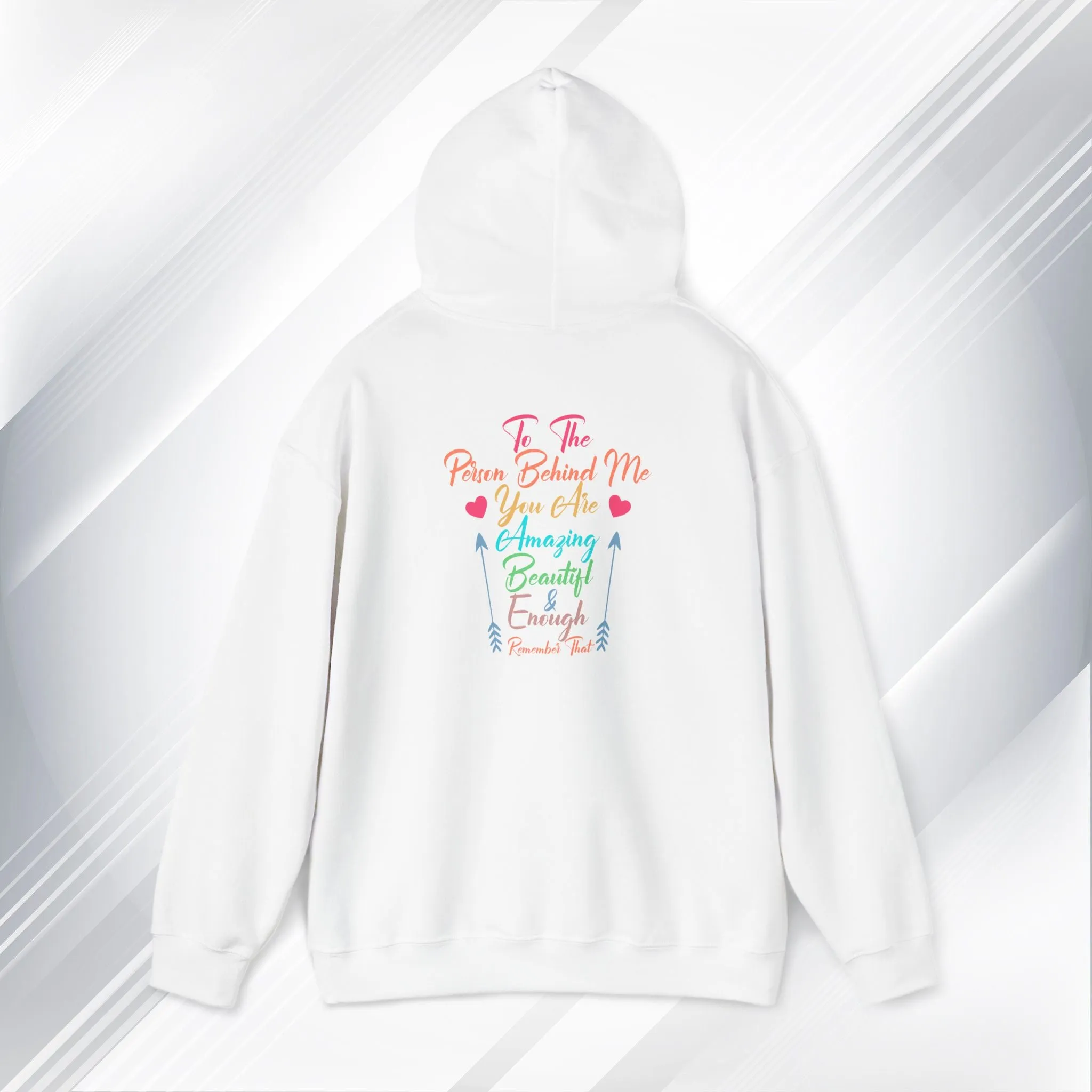 Inspirational Unisex Hoodie - 'You Are Enough' Motivational Sweatshirt for Self-Love & Positivity