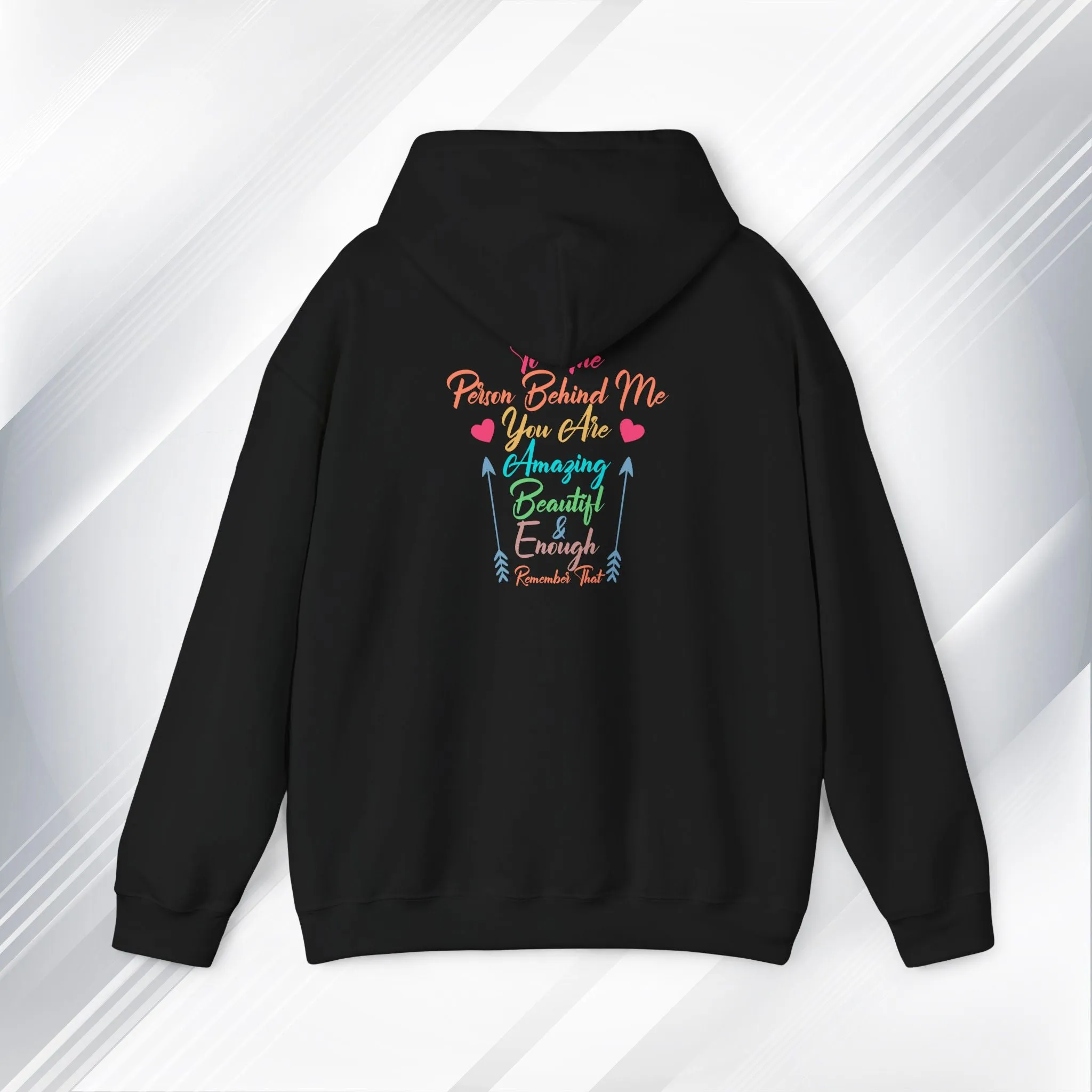 Inspirational Unisex Hoodie - 'You Are Enough' Motivational Sweatshirt for Self-Love & Positivity