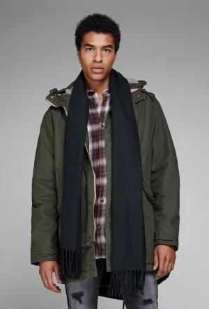 JACK AND JONES SOLID WOVEN SCARF