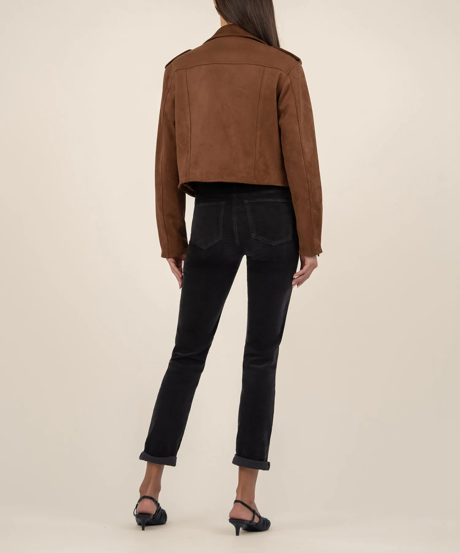 Jackie Faux Suede Moto Jacket - FINAL SALE