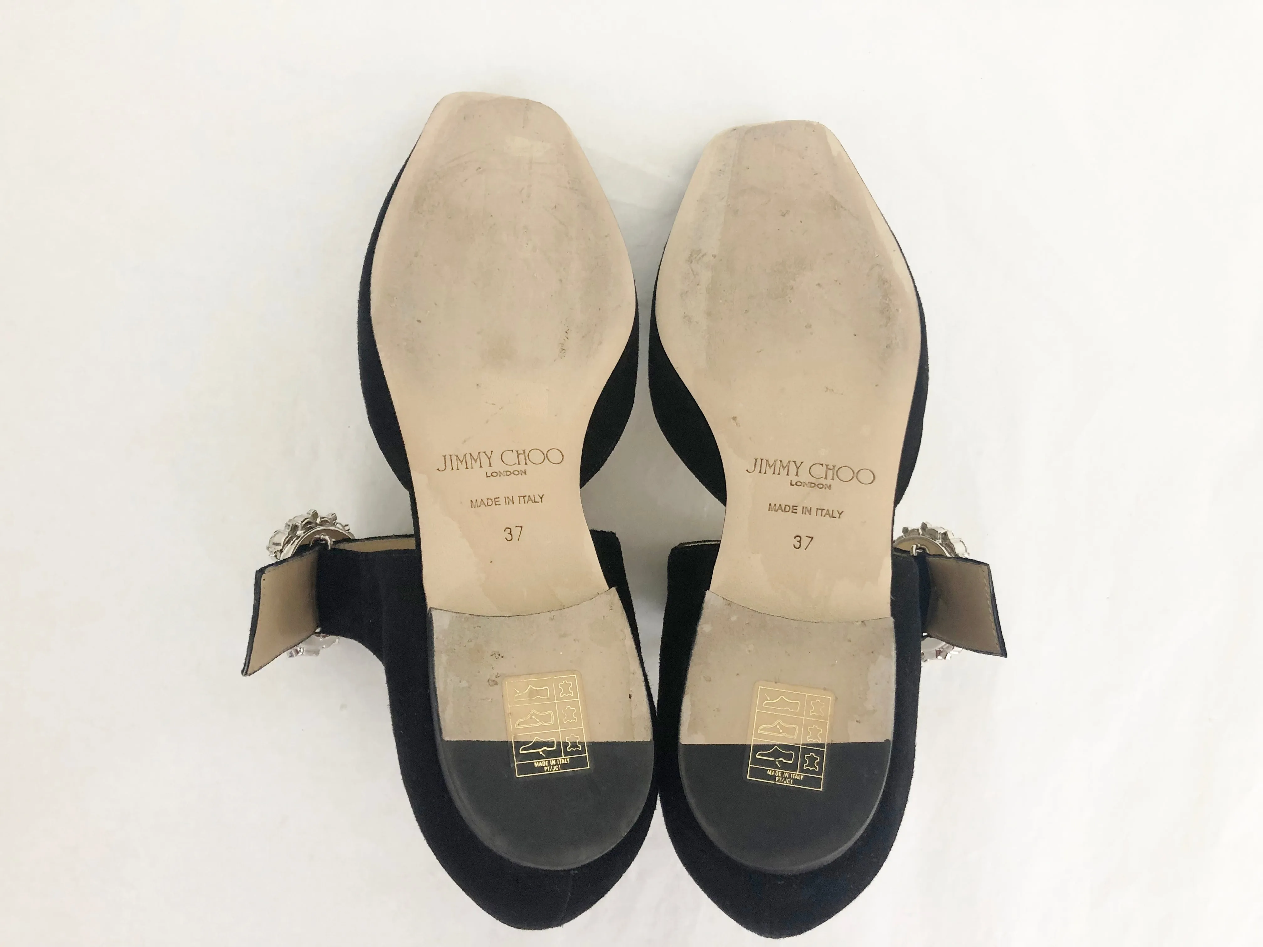 Jimmy Choo Suede Mary Jane Flats Size 7