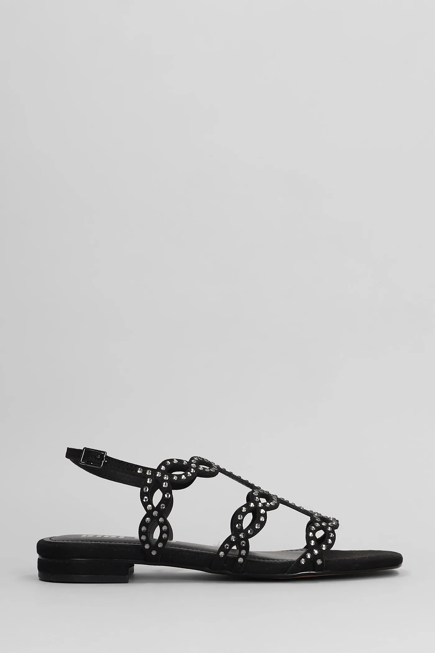 Kai Flats in black suede