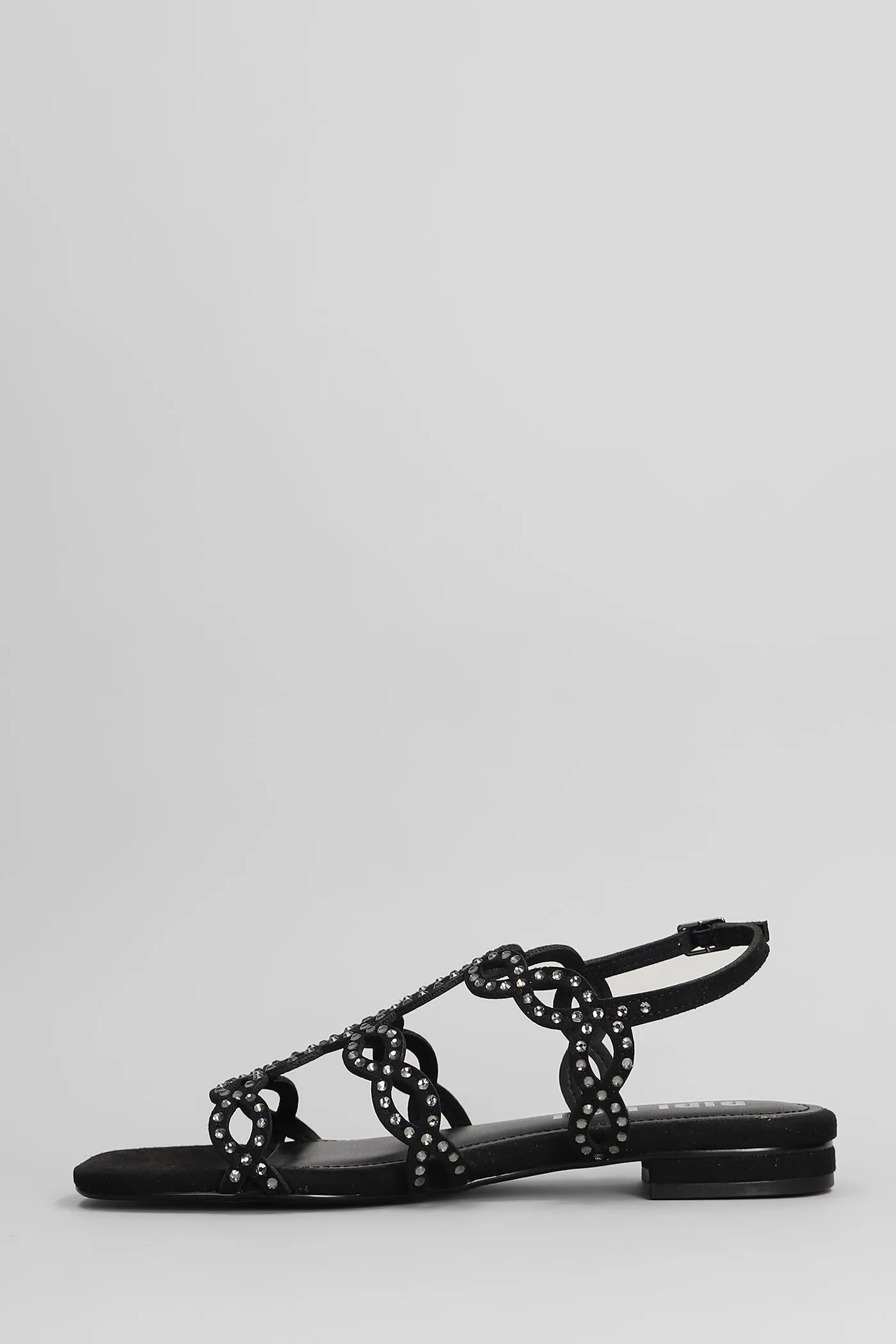 Kai Flats in black suede