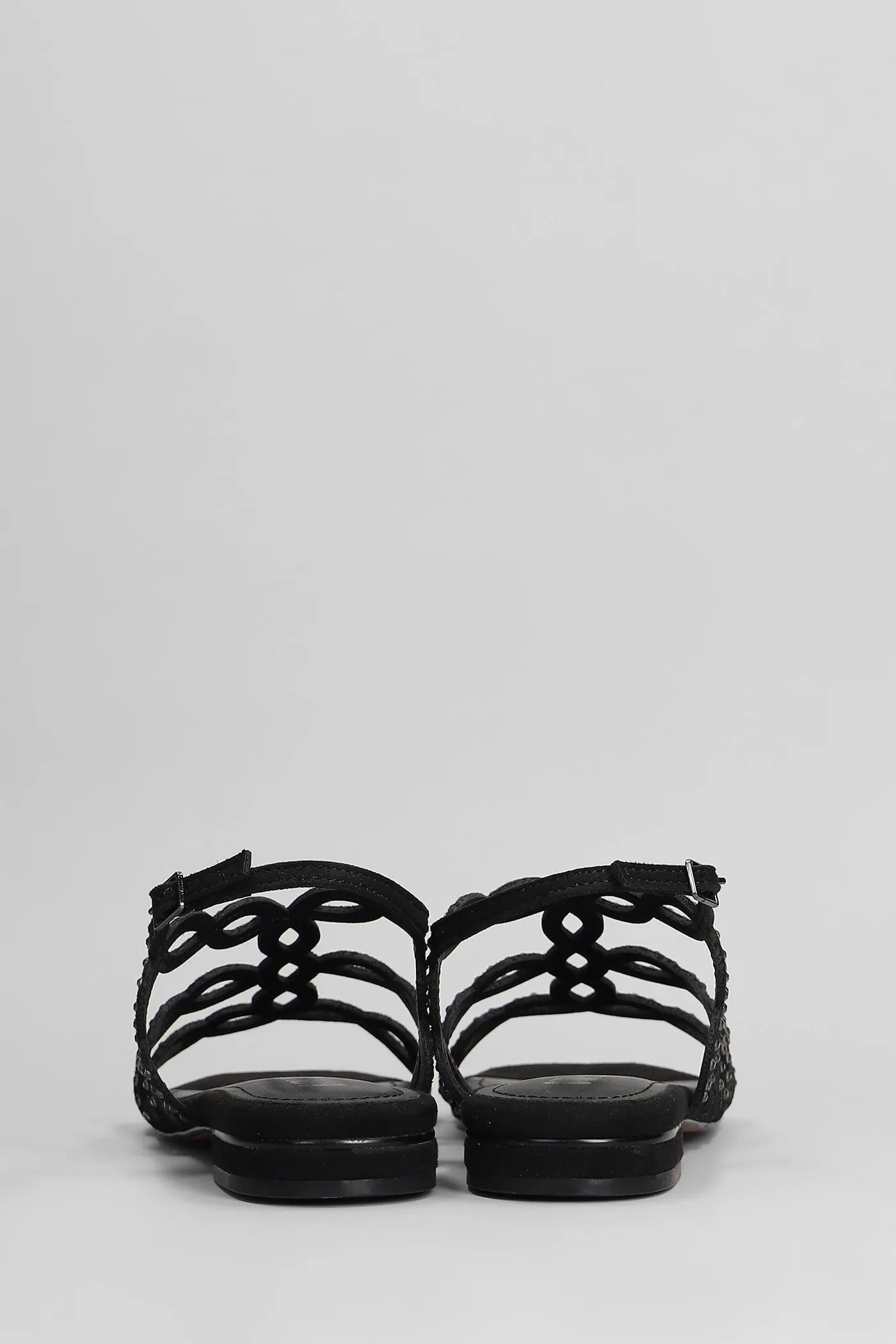 Kai Flats in black suede