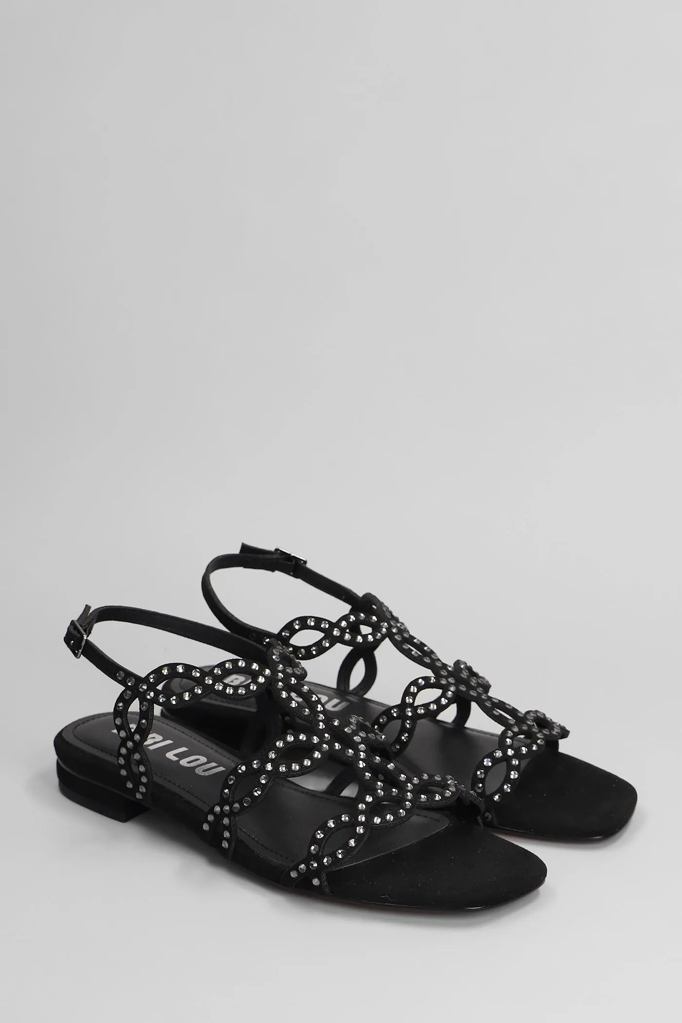 Kai Flats in black suede
