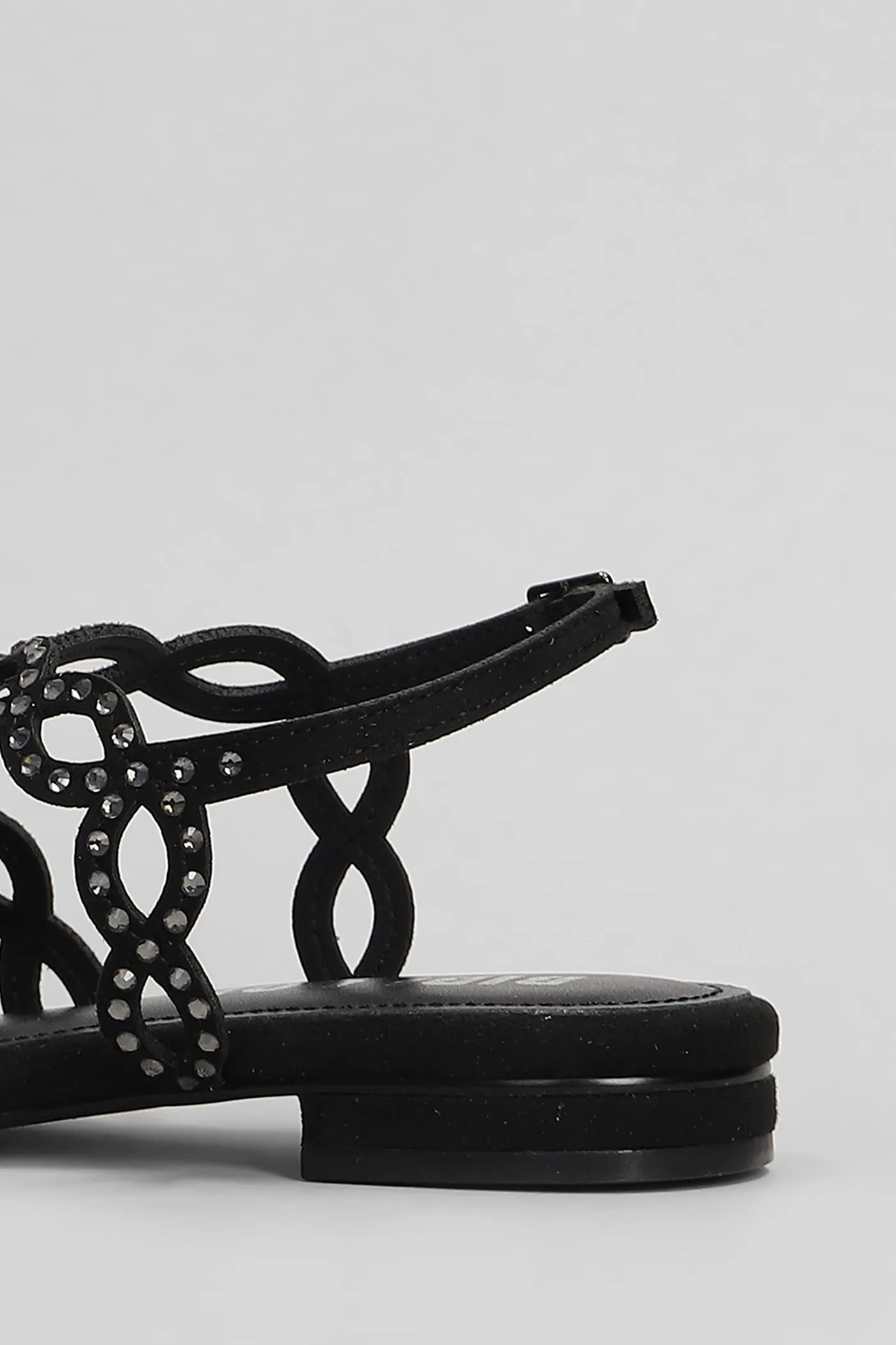 Kai Flats in black suede