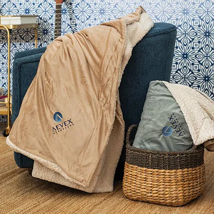 Kappa Sigma Sherpa Lined Blanket