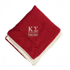 Kappa Sigma Sherpa Lined Blanket
