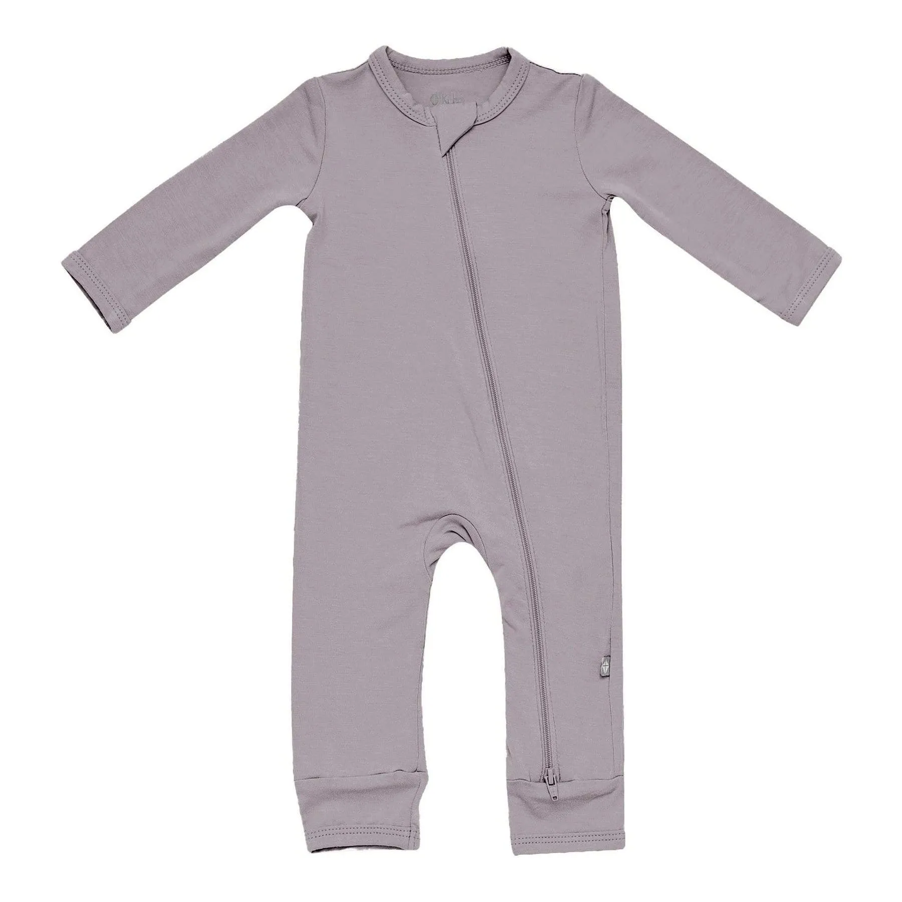 Kyte Zippered Romper- Mushroom