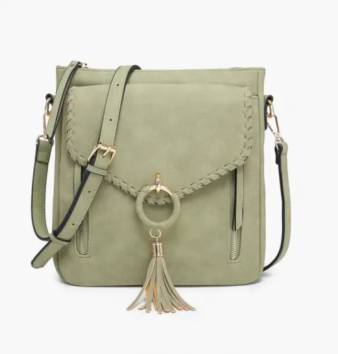 Layla Faux Suede Crossbody