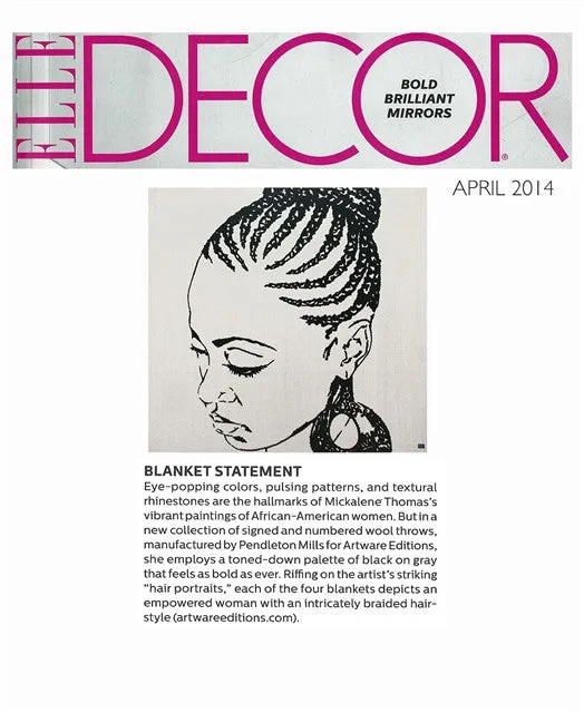 Lena Blanket by Mickalene Thomas
