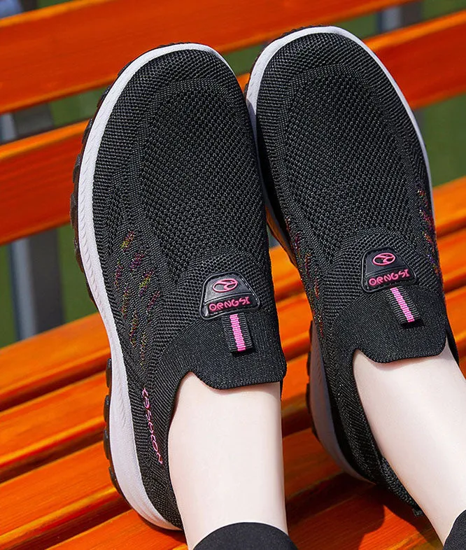 Lightweight and Breathable Women's Slip-On Sneakers for Running