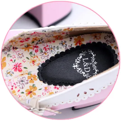 LOLITA STRAWBERRY BELLS BOW STRAP HIGH-HEELED SHOES     yc21023