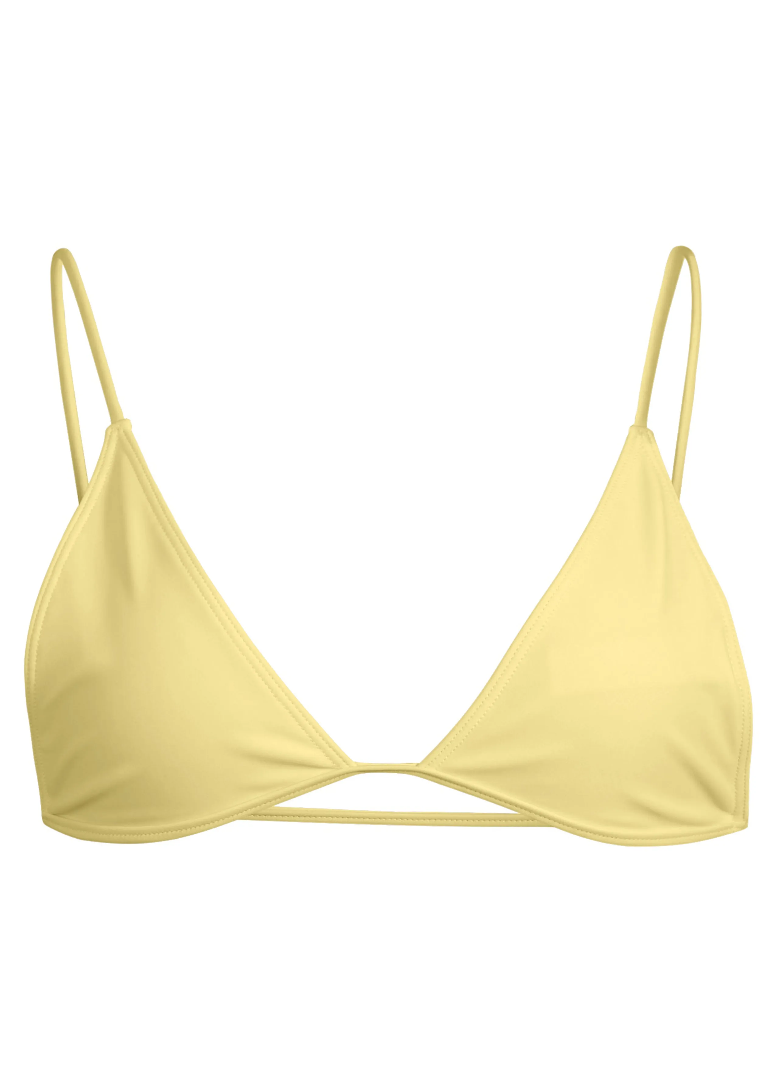 LUCID BIKINI TOP - Colada Yellow