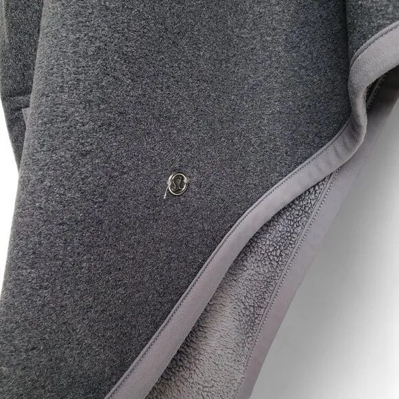Lululemon Prescence of Mind Fleece Cardigan Women's High Pile Cozy Wrap Neck 8