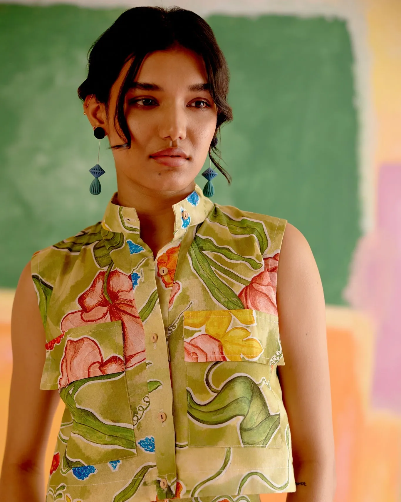 Malta Co-ord Skirt Set in Le Jardin Print
