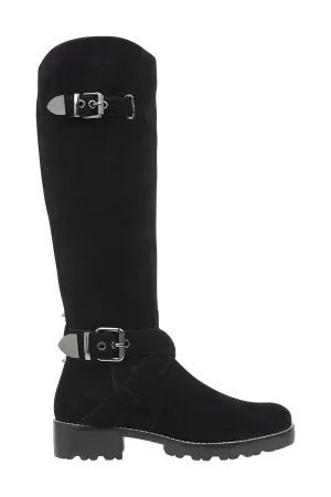 Marc Fisher LTD Misty Knee High Boot, Black Suede! Sz 6.5M! Retails $299 US 