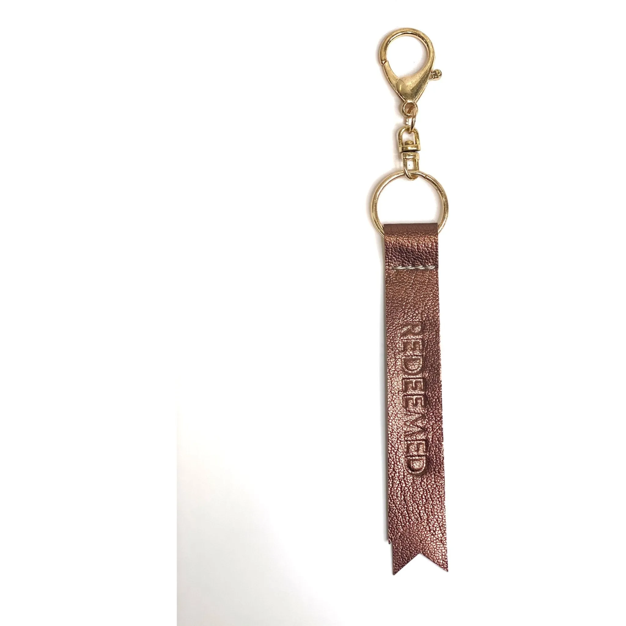 Metallic Leather Keychain {Redeemed}