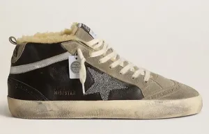 Mid Star Nappa upper Crystal shearling