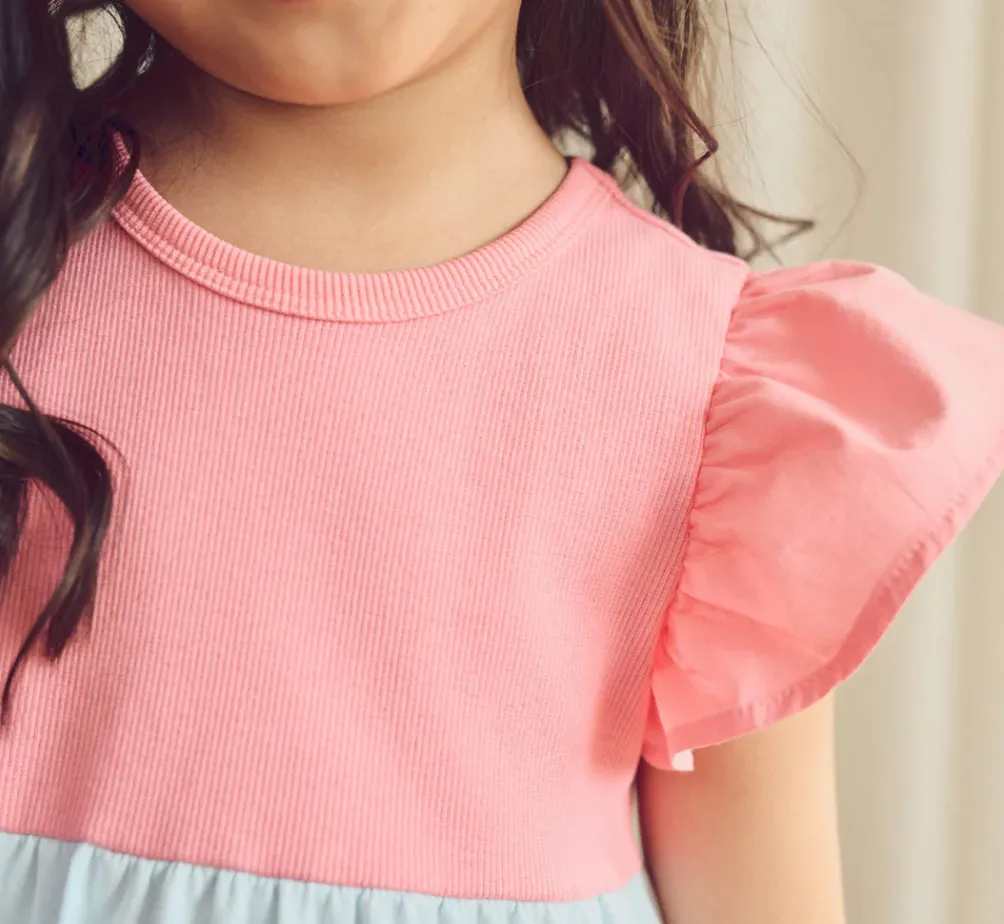 Musli Cozy Me Rib Dress Bubblegum