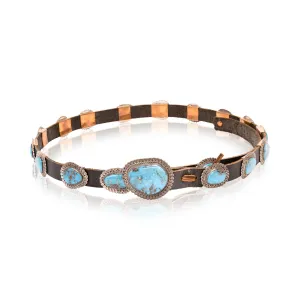 Navajo Turquoise Concho Belt