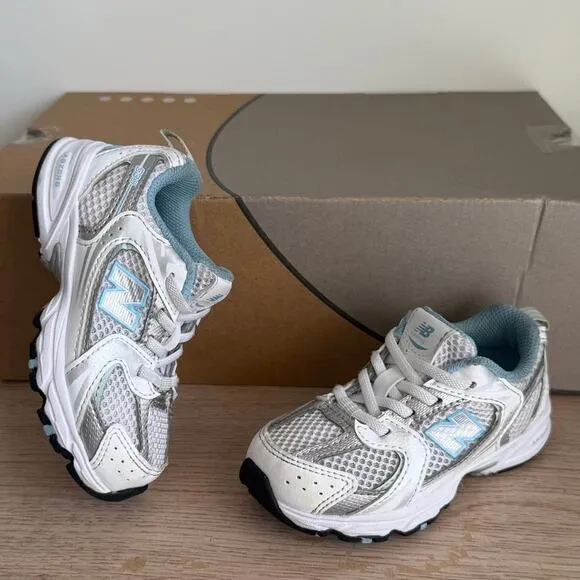 New Balance 530 Blue/White Toddler Sneakers - SZ 7 C