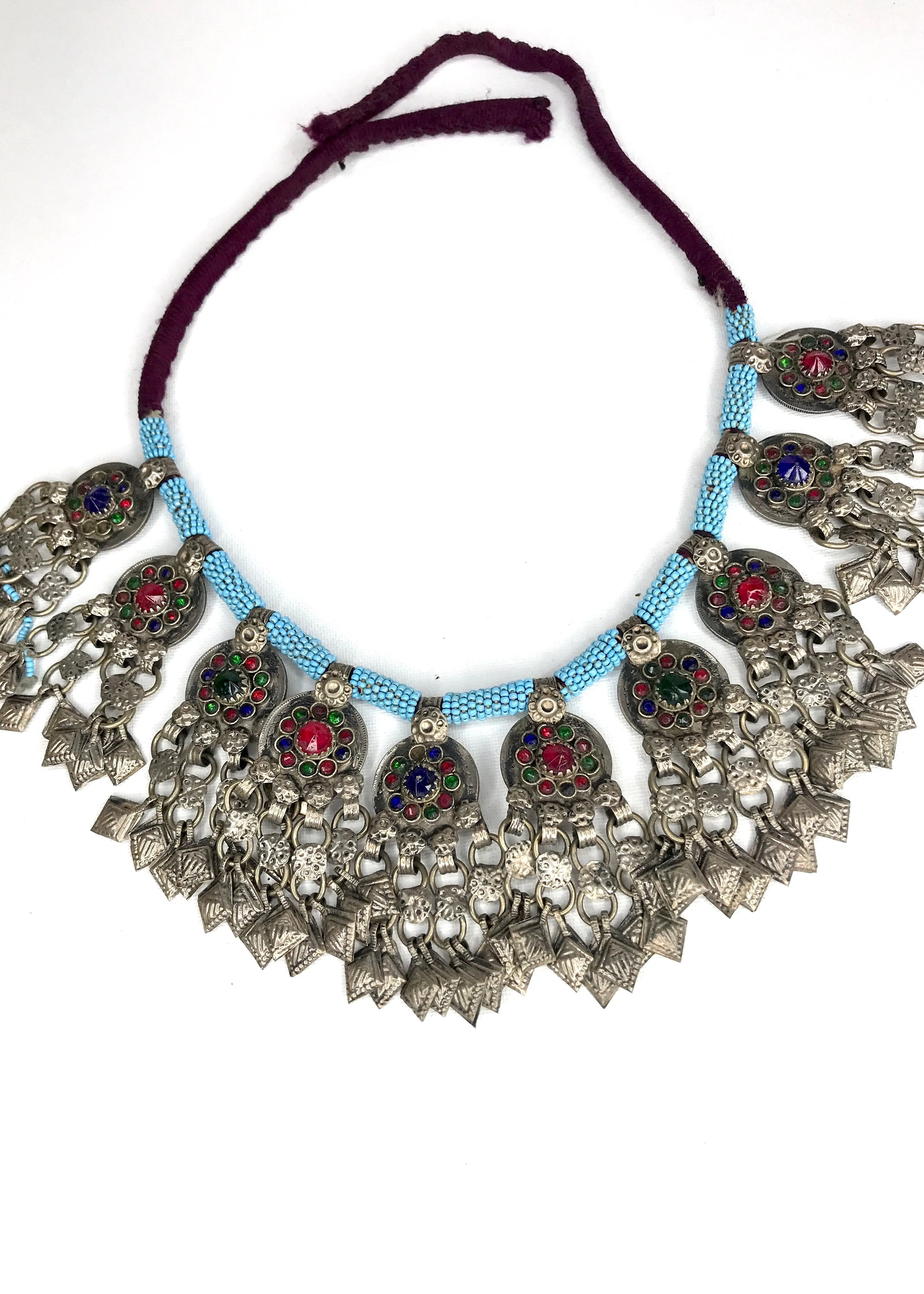 New Vintage Afghan Necklace/ Choker