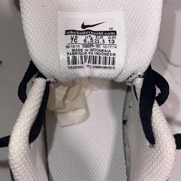 Nike Black and White Sneakers*