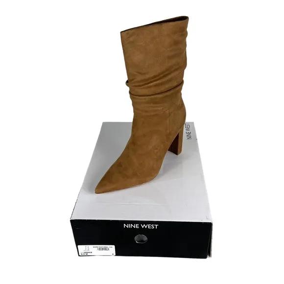 NINE WEST UNNI2 Slouch Block Heel Boots