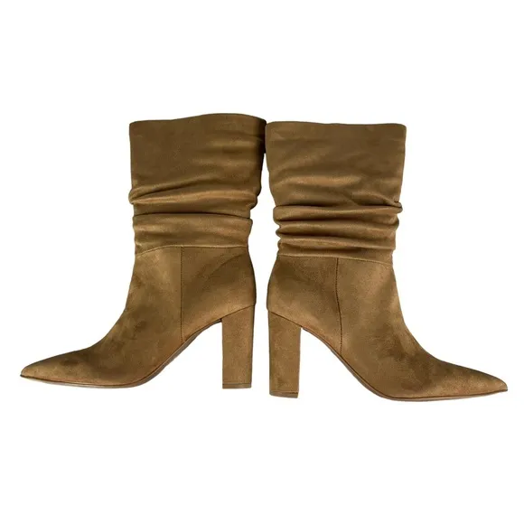 NINE WEST UNNI2 Slouch Block Heel Boots