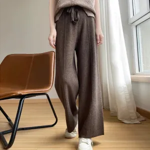 Nivara - Relaxed Fit Cashmere Trousers