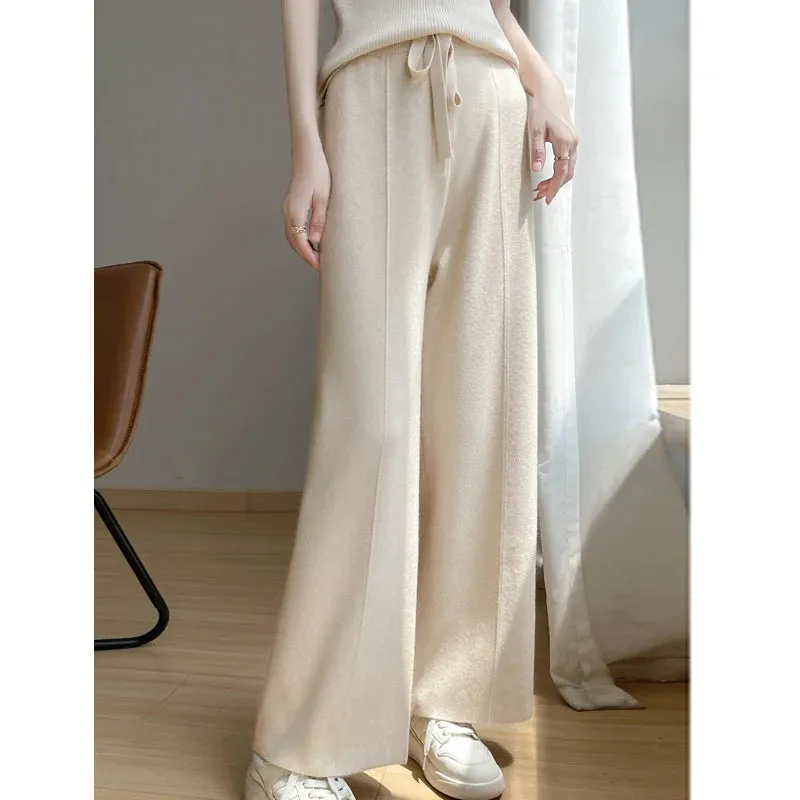 Nivara - Relaxed Fit Cashmere Trousers