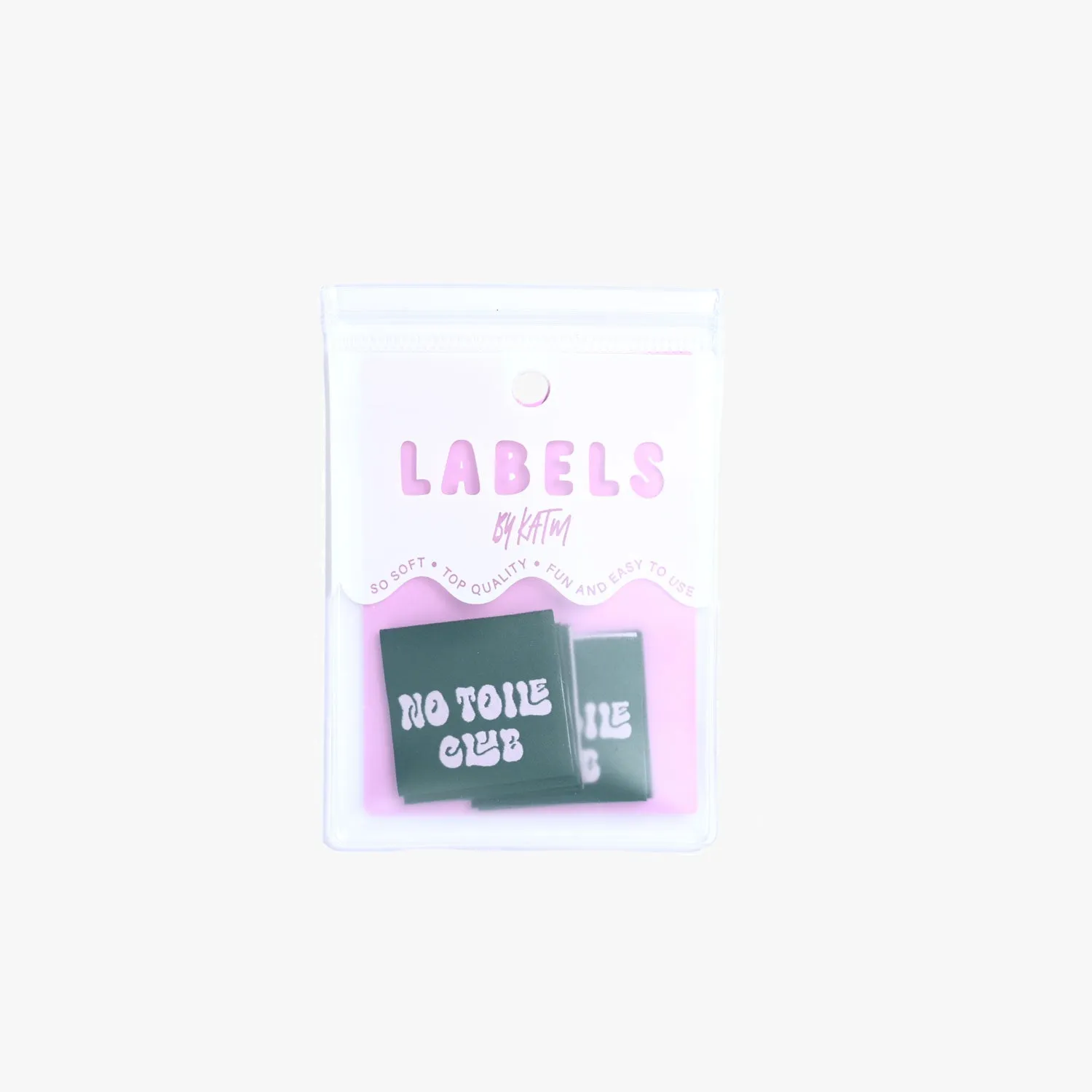 'No Toile Club' Label | 6 Sew-in Labels