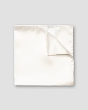 OFF-WHITE SILK WEDDING POCKET SQUARE