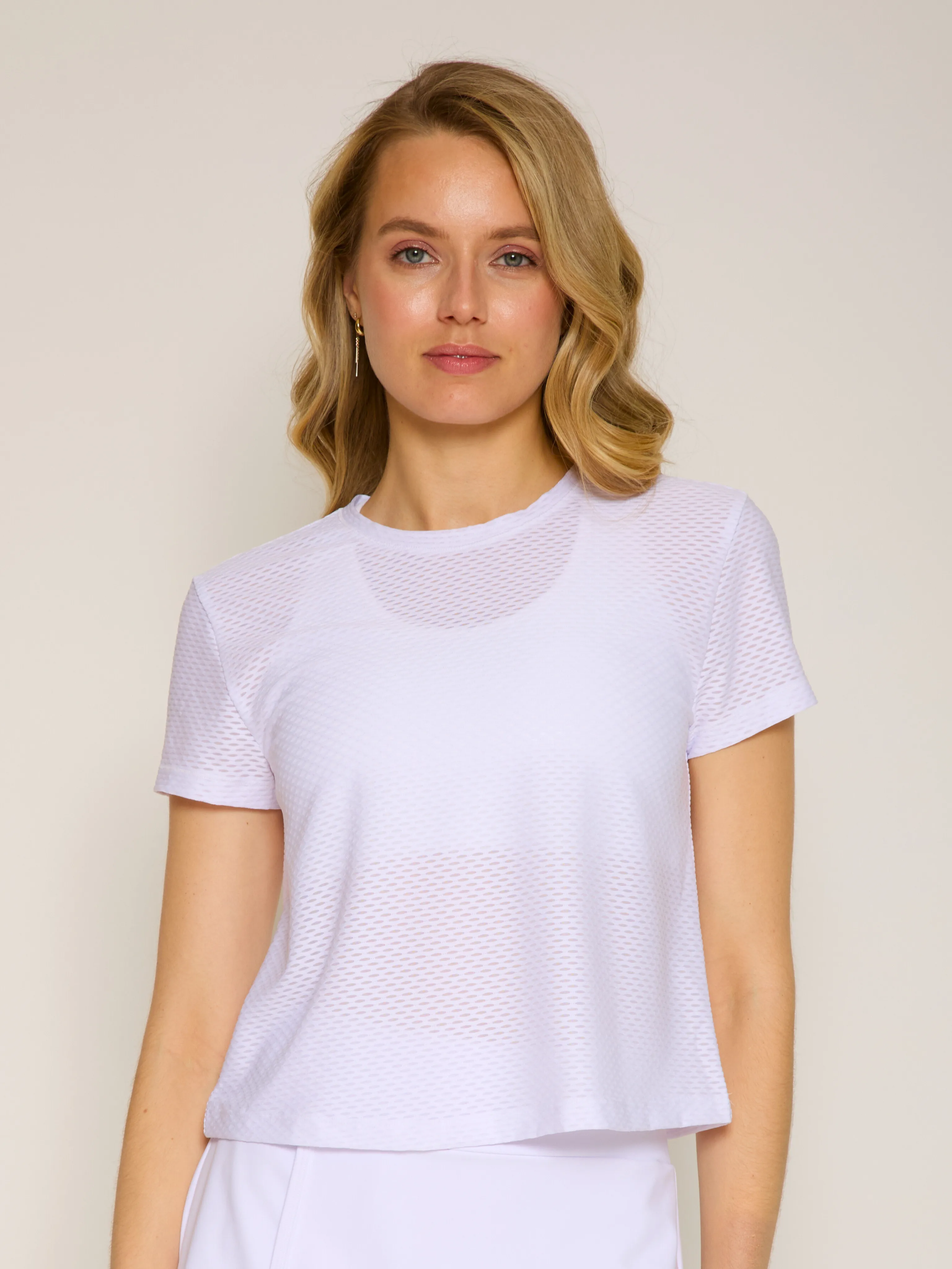 Open Back Short Sleeve Honey Tee