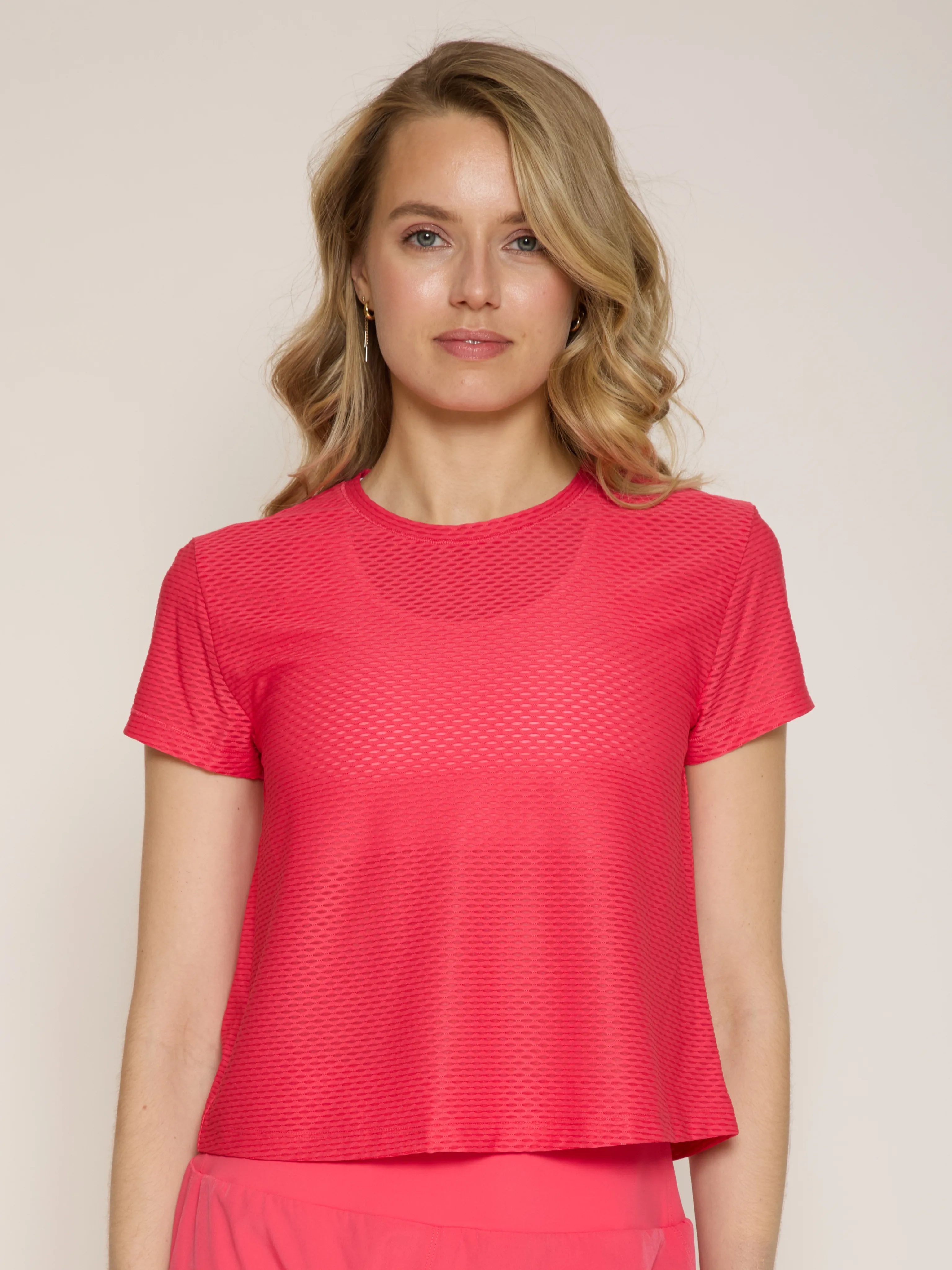 Open Back Short Sleeve Honey Tee