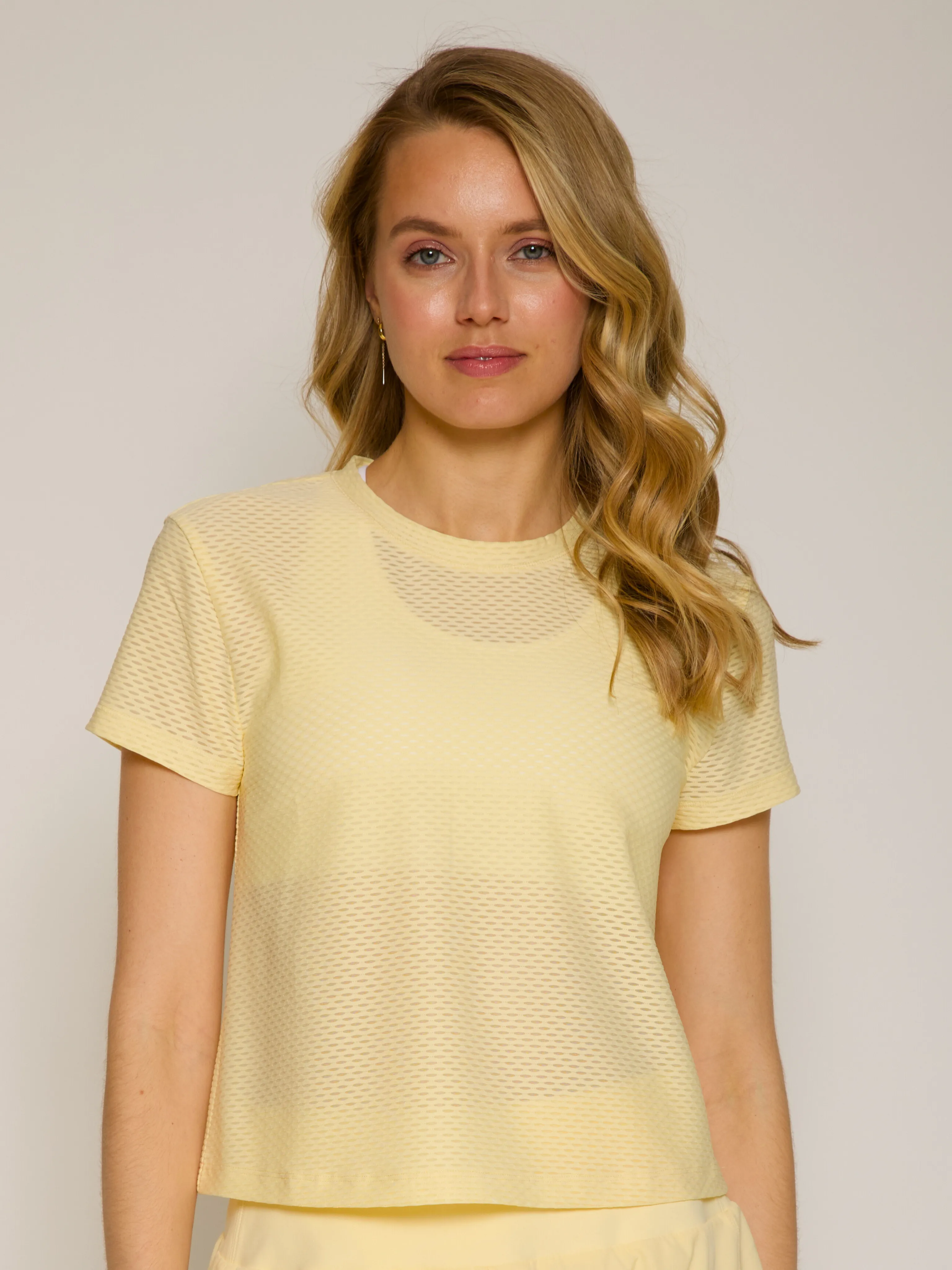 Open Back Short Sleeve Honey Tee