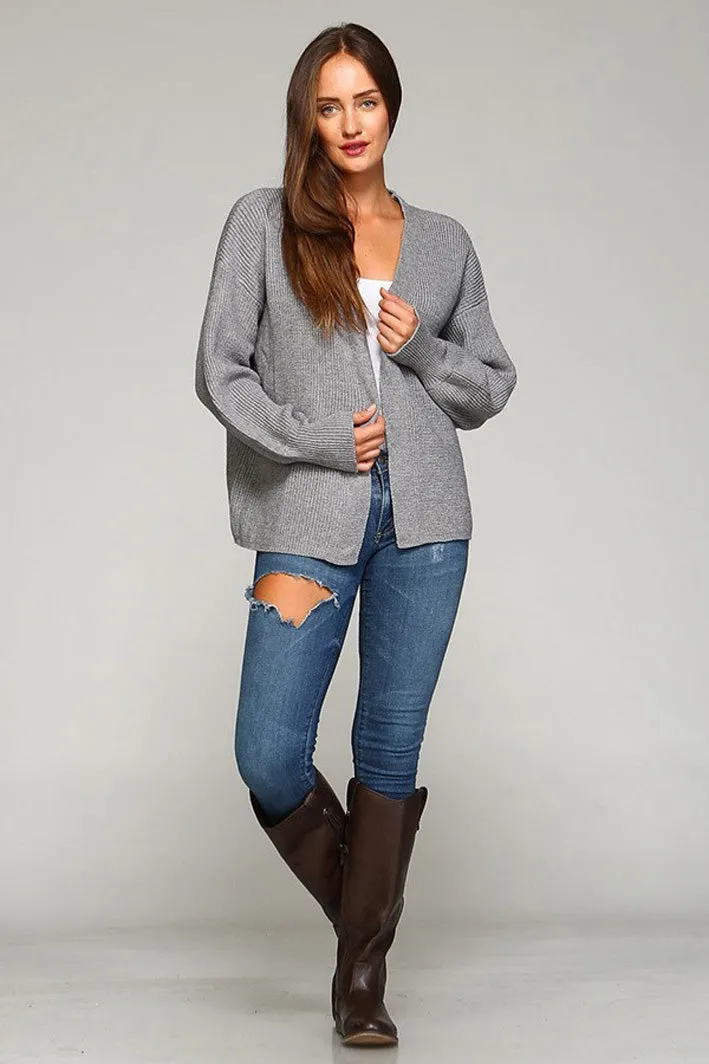 Open Front Cardigan