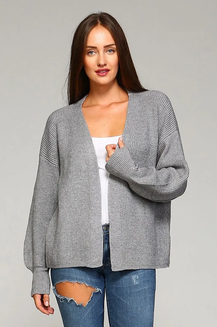 Open Front Cardigan