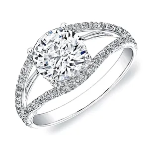 Open Pave Diamond Setting